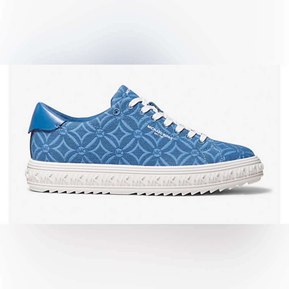 MICHAEL MICHAEL KORS Grove Logo Jacquard Sneaker Size 7 NEW! - Picture 8 of 9